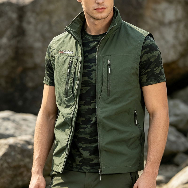 Winter Clothing Matching - Men's Vest Jacket Running Jacket Sleeveless