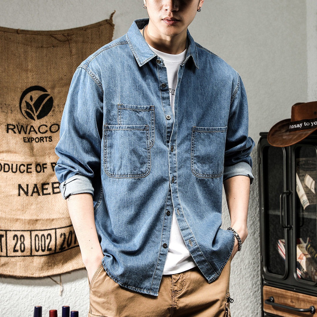 Spring Ruffian Handsome Denim  - Winter Clothing Matching review and price