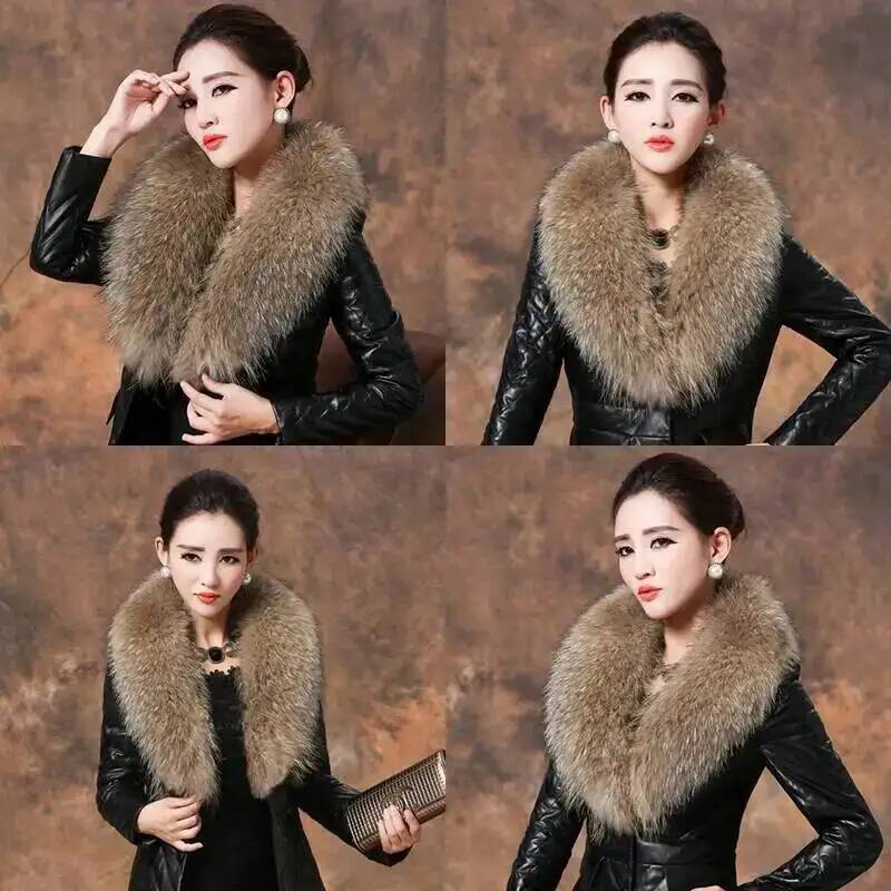 Natural Raccoon Fur Collar Rea - Winter Clothing Ideas review and price