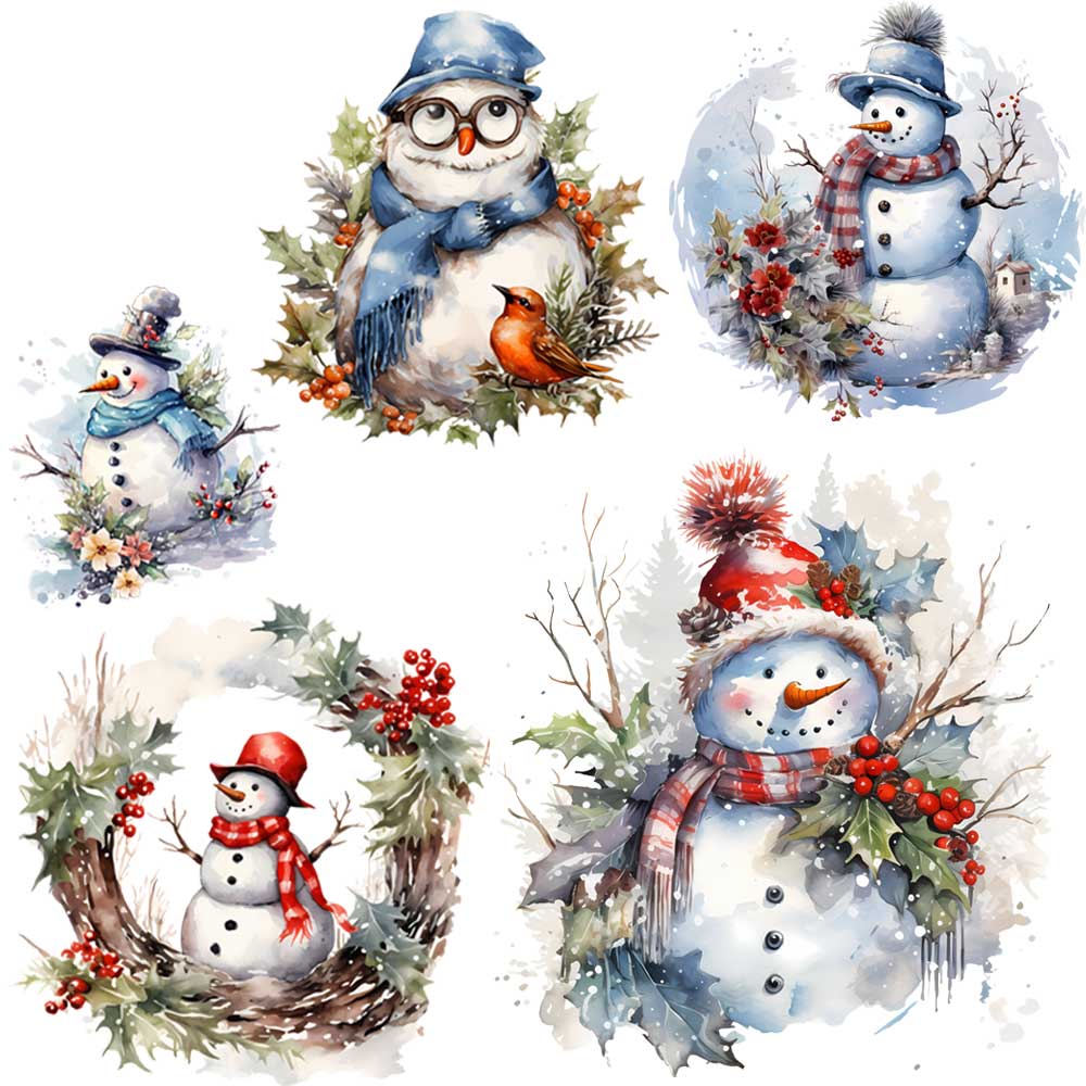 Cute Snowman Design Iron-on Tr - Winter Clothing Pictures review and price