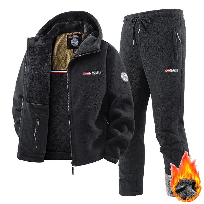 New Winter Sportswear Set Mens - Winter Clothing Matching review and price