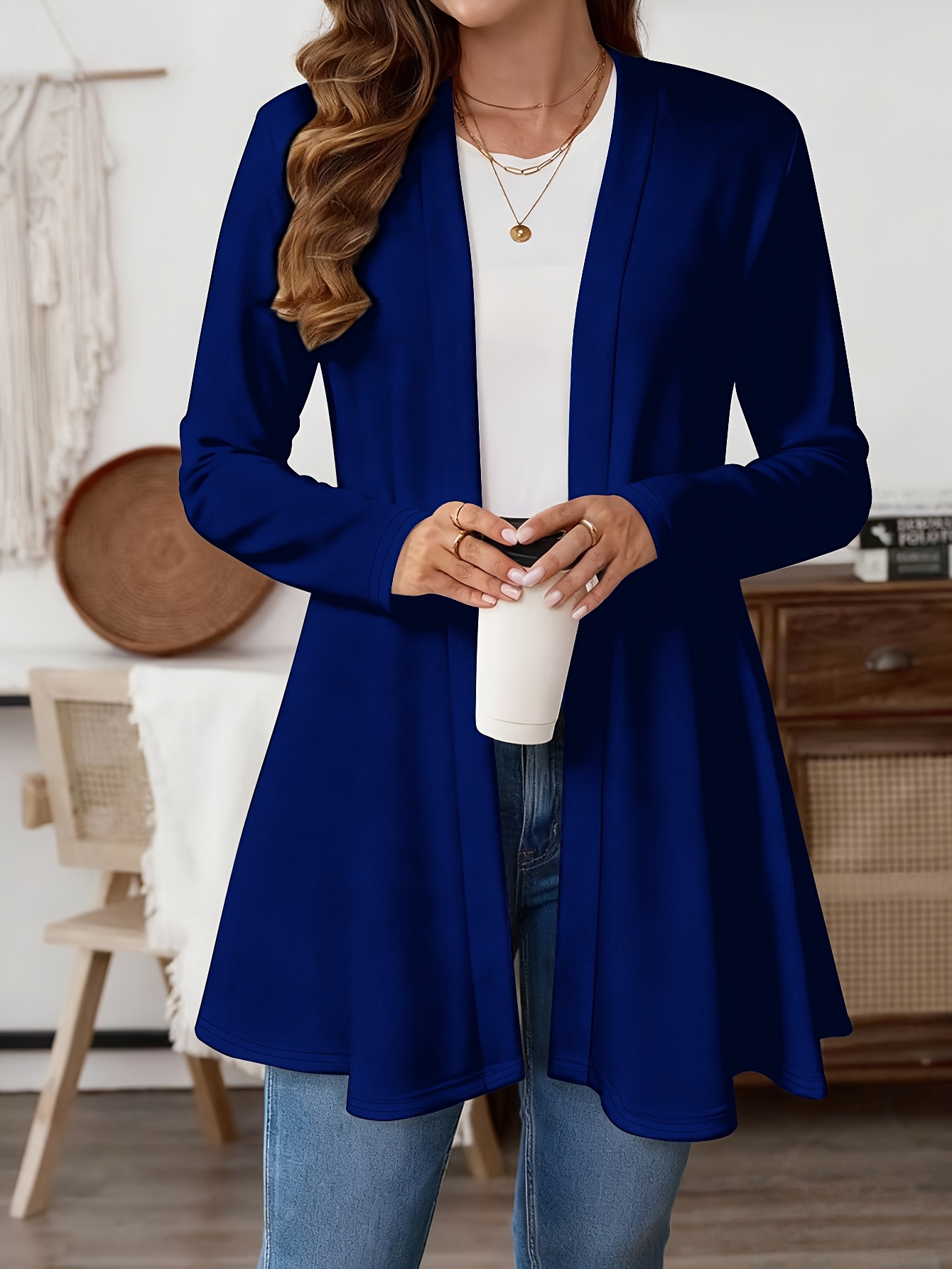 Plus Size Women Open Front Car - Winter Clothing Ideas review and price
