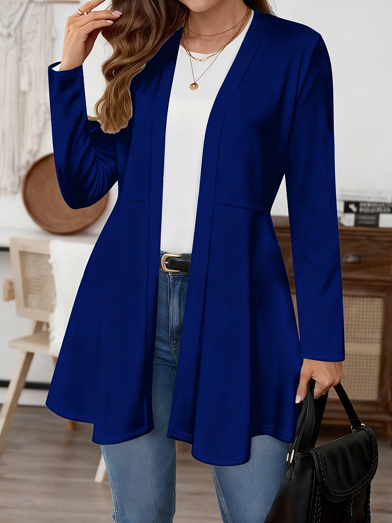 Plus Size Women Open Front Car - Winter Clothing Ideas review and price