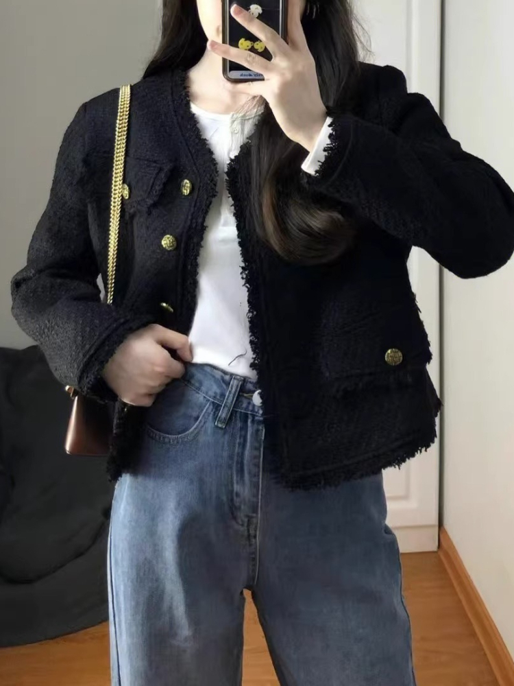 Autumn and Winter Black Jacket - Winter Clothing Pictures review and price