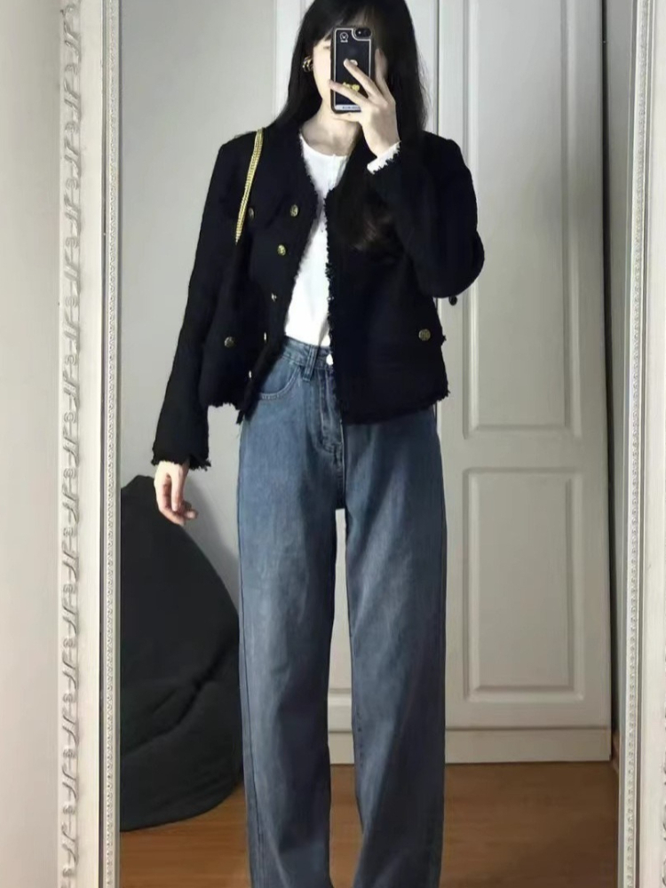 Autumn and Winter Black Jacket - Winter Clothing Pictures review and price