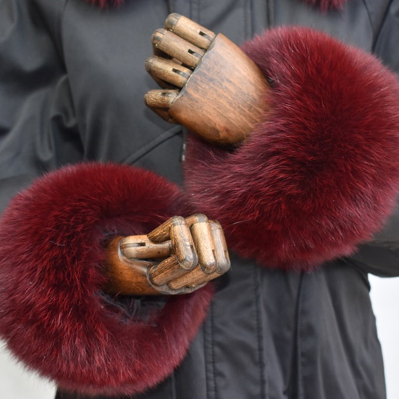 Fox Fur Cuffs For Women Whole  - Winter Clothing Ideas review and price