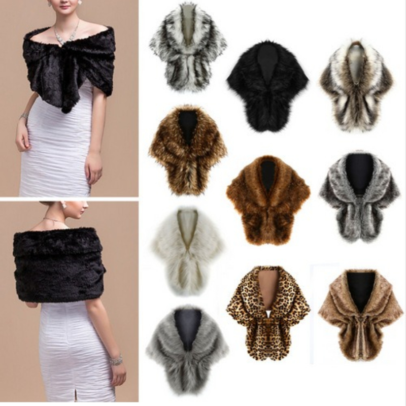 Solid Color Faux Fur Long Plus - Winter Clothing Ideas review and price