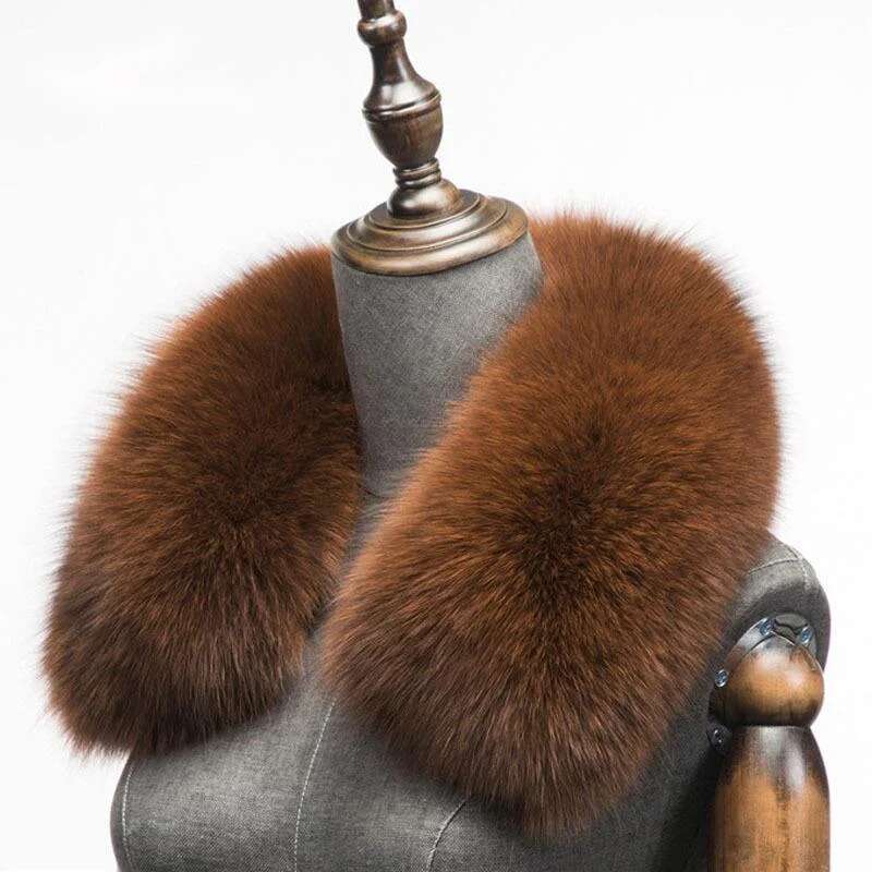 Winter Natural Fox Fur Scarf S - Winter Clothing Ideas review and price