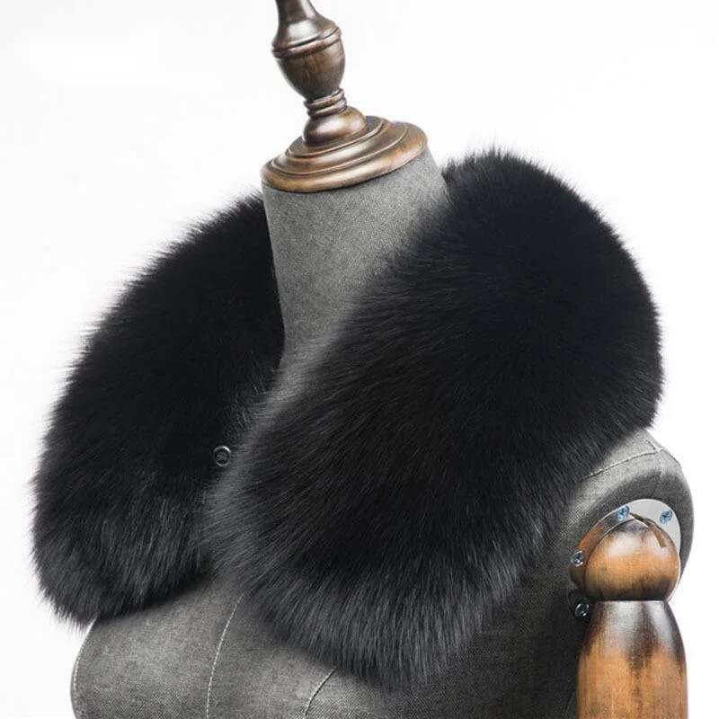 Winter Natural Fox Fur Scarf S - Winter Clothing Ideas review and price