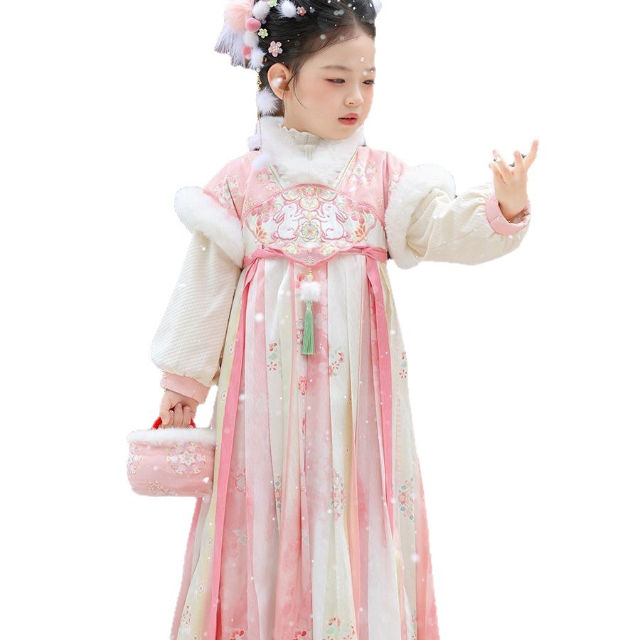 2025 Girls Fairy Hanfu Childre - Winter Clothing For Baby Girl review and price