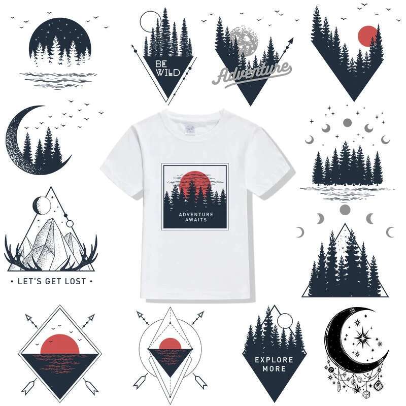 Moon Winter Forest Sunset Heat - Winter Clothing Pictures review and price
