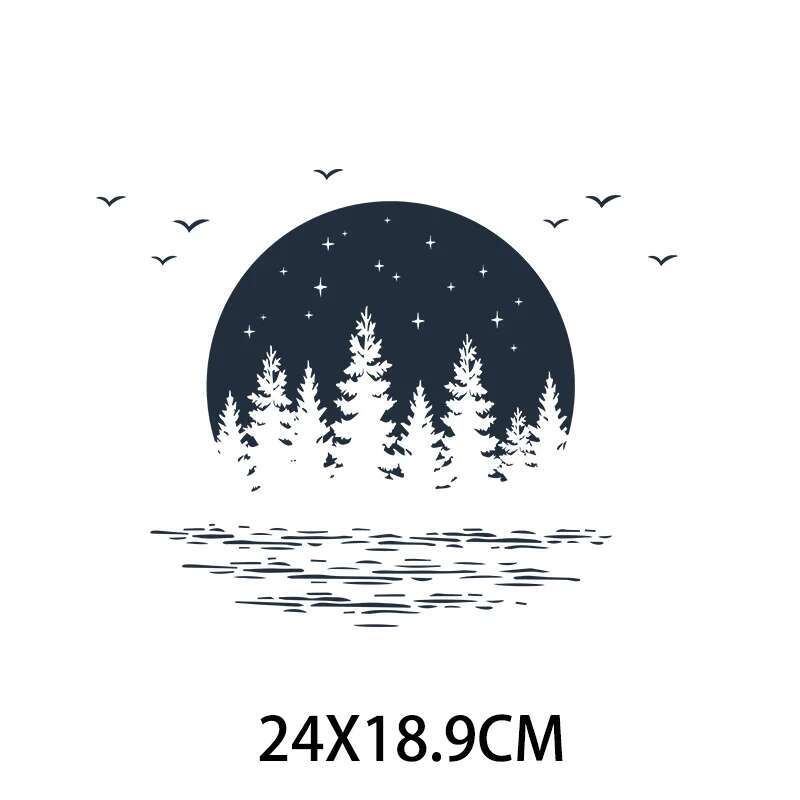 Moon Winter Forest Sunset Heat - Winter Clothing Pictures review and price