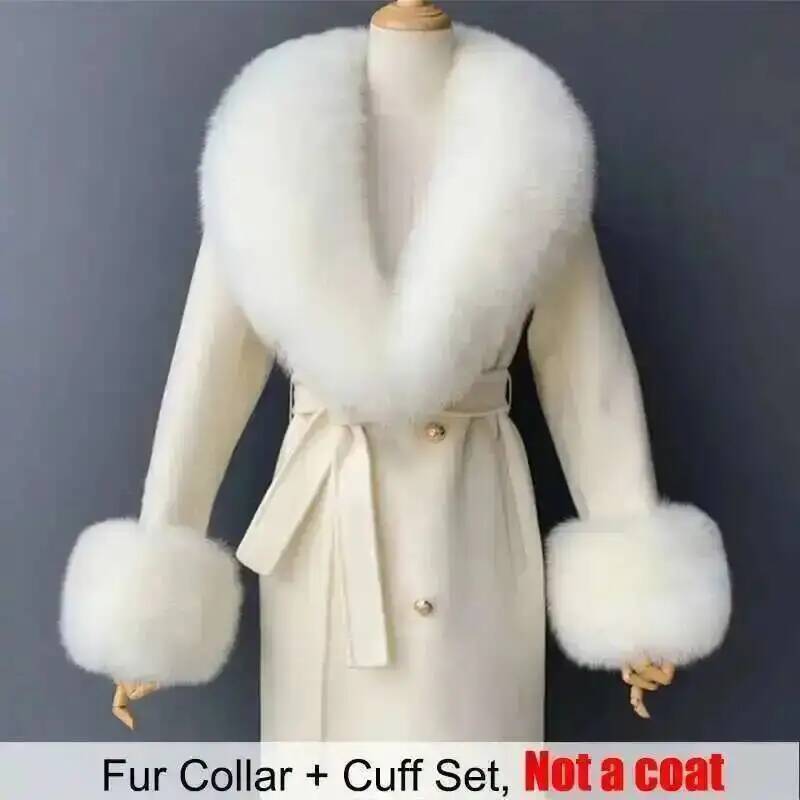 Real Fur Collar And Cuffs Set  - Winter Clothing Ideas review and price