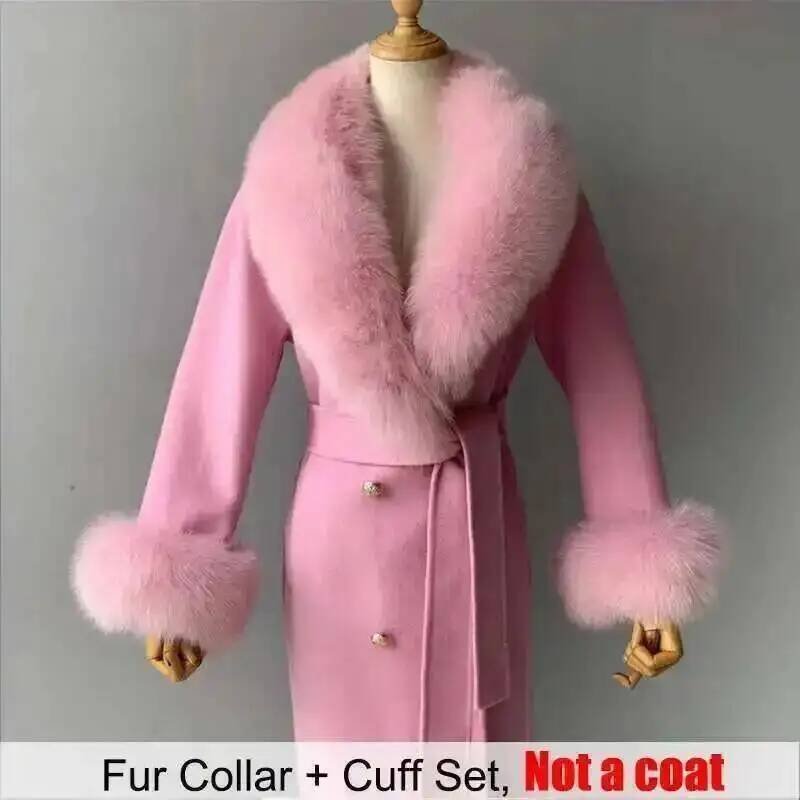 Real Fur Collar And Cuffs Set  - Winter Clothing Ideas review and price
