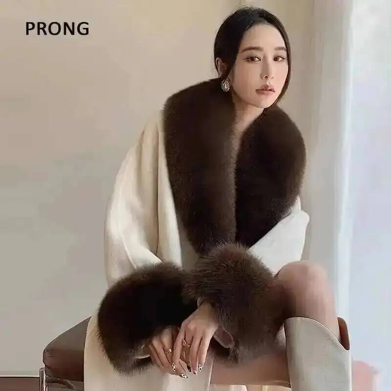 100% Real Fox Fur Collar Winte - Winter Clothing Ideas review and price
