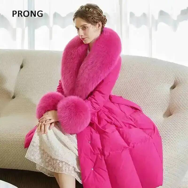 100% Real Fox Fur Collar Winte - Winter Clothing Ideas review and price