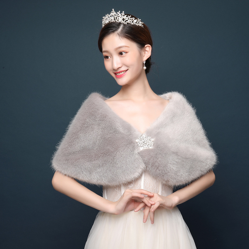 Women Bridal Shawl Wedding Cap - Winter Clothing Ideas review and price